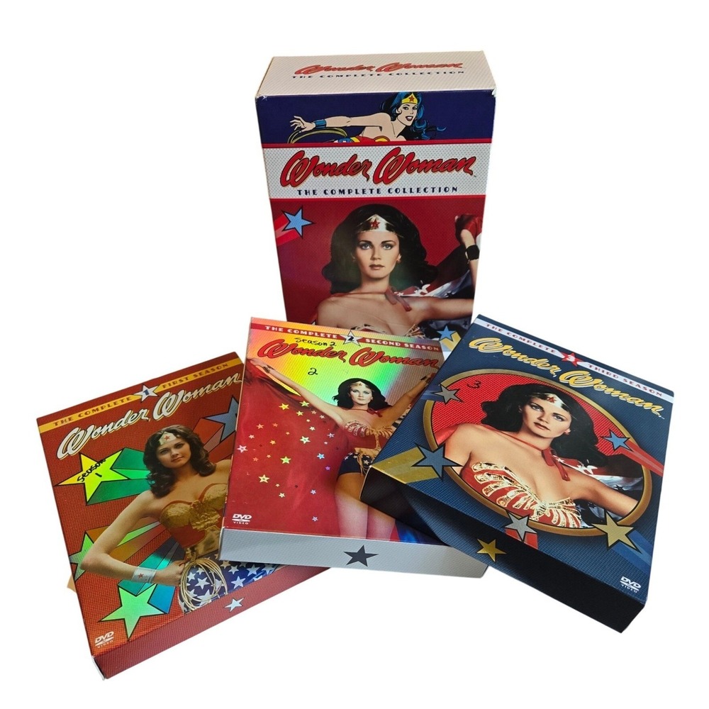 Wonder Woman Complete Collection DVD Box Set Seasons 1-3 18 Discs WB